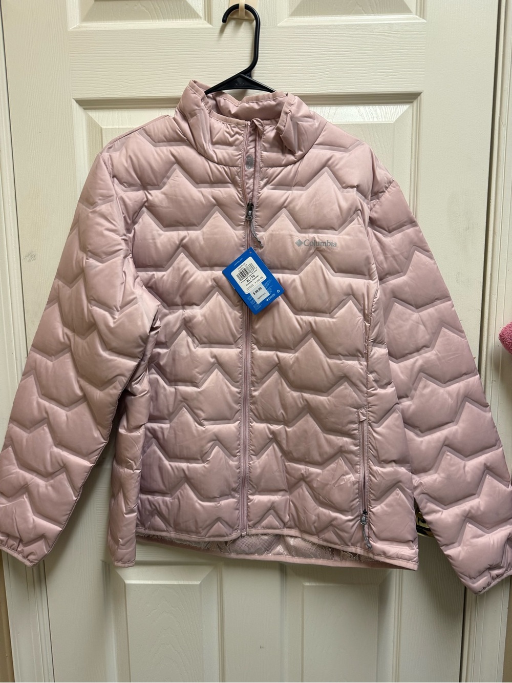 Columbia womems Light Pink Packable Puffer Jacket
